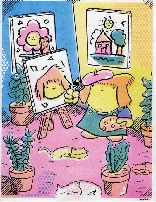 Matthew Spenser- "The Artist At Work"
