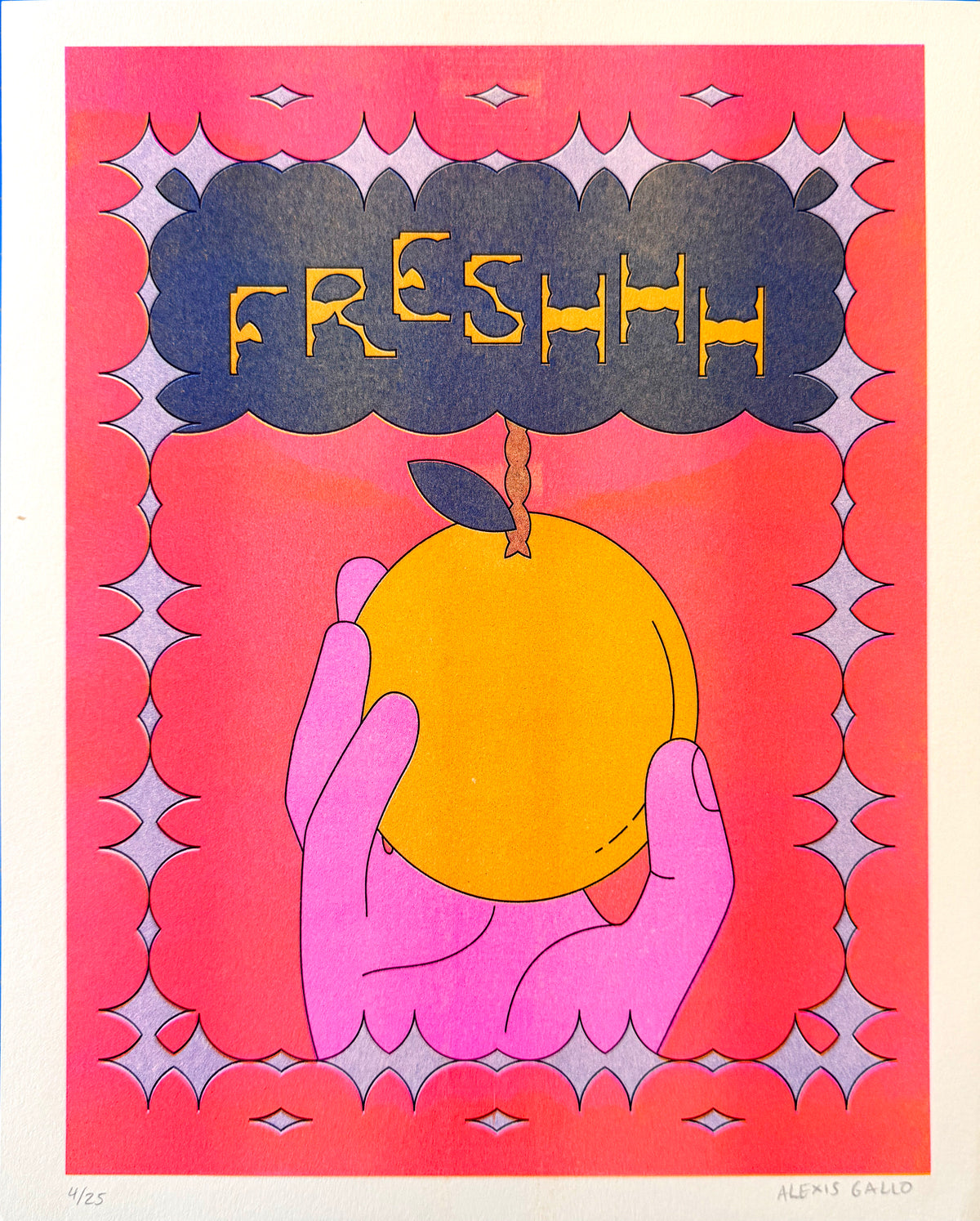 Alexis Gallo- "Freshhh" RISO Print
