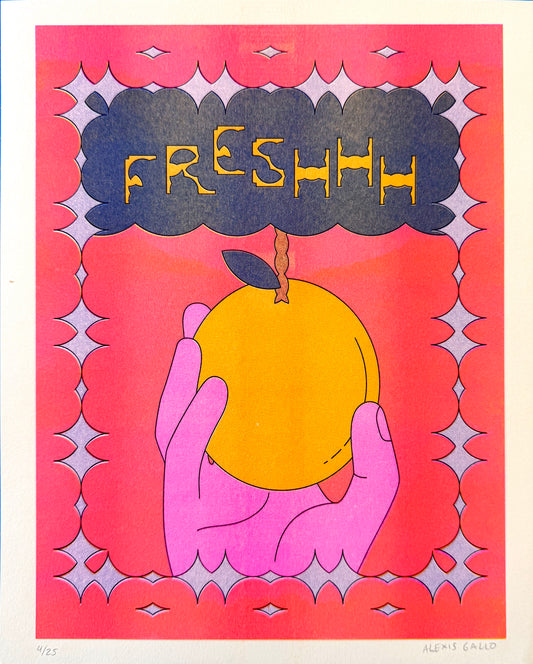 Alexis Gallo- "Freshhh" RISO Print
