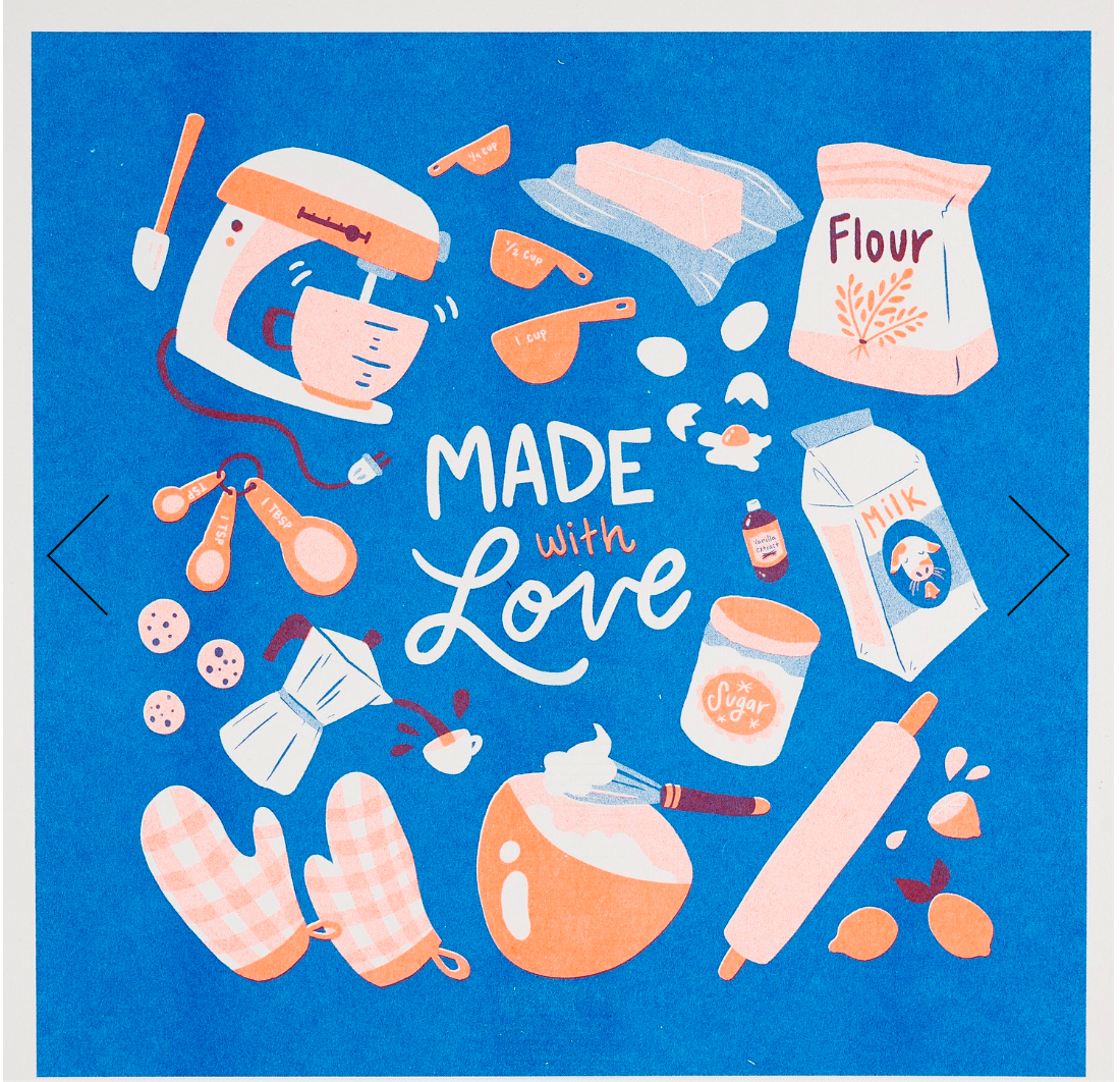 Made with Love Print